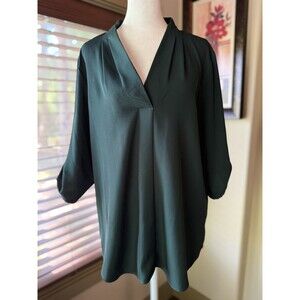 Calvin Klein super silky cool temperature shirt top easy care Large